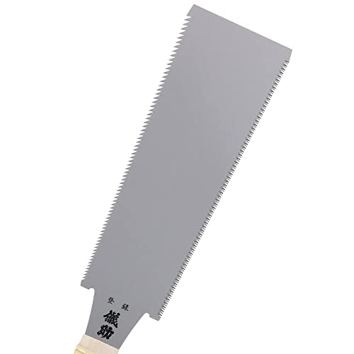 Takagi Woodworking Tool Gisuke Japanese Ryoba Nokogiri 210mm Slim Double-Edged Pull Saw, with Wooden Handle, for Crosscutting & Ripping Wood Takagi