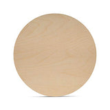 Wood Circles 10 inch, 1/8 Inch Thick, Birch Plywood Discs, Pack of 10 Unfinished Wood Circles for Crafts, Wood Rounds by Woodpeckers Woodpeckers