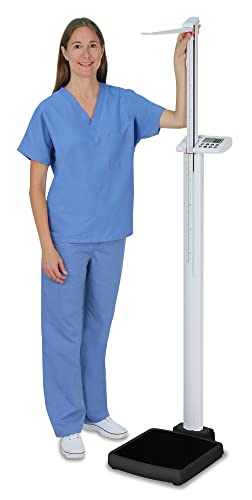 Detecto, Solo Digital Clinical Scale, Mechanical Height Rod, 550 lb x 0.2 lb / 250 kg x 0.1 kg Detecto