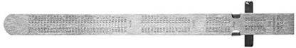 General Tools 300/1 6-Inch Flex Precision Stainless Steel Ruler, Chrome - WoodArtSupply