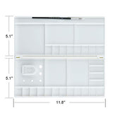 Transon Large Paint Palette Box 29 Color Mixing Wells with 1 Liner Brush TRANSON