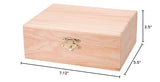Darice Rectangle Wood Box, 7.125" x 5.5" x 2.5", Natural Darice