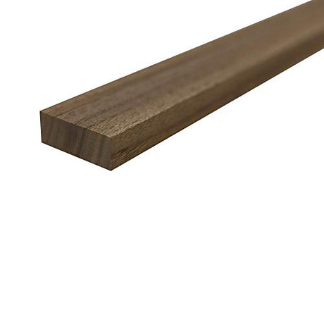 Pack of 4, Black Walnut Lumber Boards - 3/4" x 2", Best Hardwood Lumber for Cutting Boards (3/4" x 2" x 16") WoodArtSupply