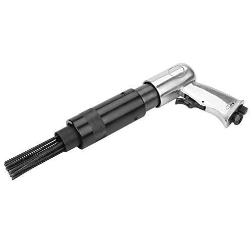 Needle Scaler, 19 Pin Air Pneumatic Needle Gun Pistol Grip Rust Paint Slag Remover Removing Deburring Tool - WoodArtSupply