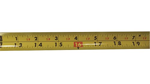 Komelon 16 Foot Double Riveted Power Retracting Tape Measure with Belt Clip - WoodArtSupply