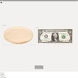 Oval Wood Coasters 5 inch, Pack of 2 Wooden Ornaments for Crafts, Unfinished Wood Crafts, Natural Wood Slices, by Woodpeckers Woodpeckers