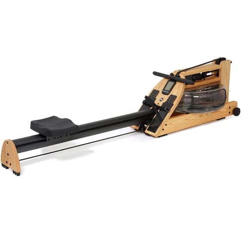 WaterRower A1 Oak Rowing Machine | USA Made | Original Handcrafted Erg Machine for Home Use & Gym | Best Warranty - WoodArtSupply