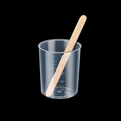 56 PCS Resin Mixing Kit,12PCS 100ML Disposable Measuring Cups,24PCS 50ML Mixing Cups for Resin,20 Wooden Stirring Sticks, Mixing Cups for Epoxy - WoodArtSupply