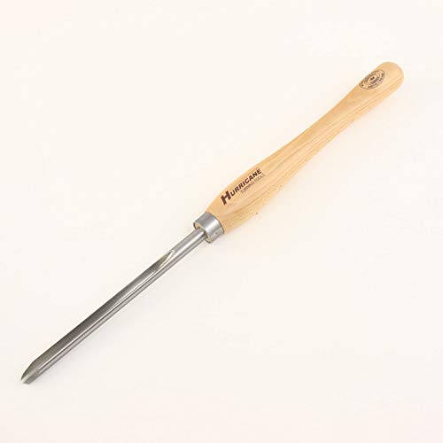 Hurricane Turning Tools, HTT-242W, M2 HSS, 5/8" Bowl Gouge with Side Grind (1/2" Flute) for Woodturning - WoodArtSupply