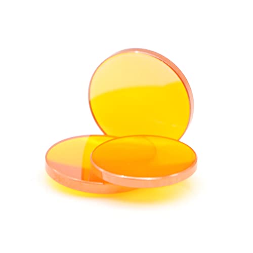 Qding 15mm CO2 Laser Lens,Focus Lens 50.8mm Laser Mirror,ZnSe Laser Focal Lens for CO2 Laser Engraving Cutting Machine Qding