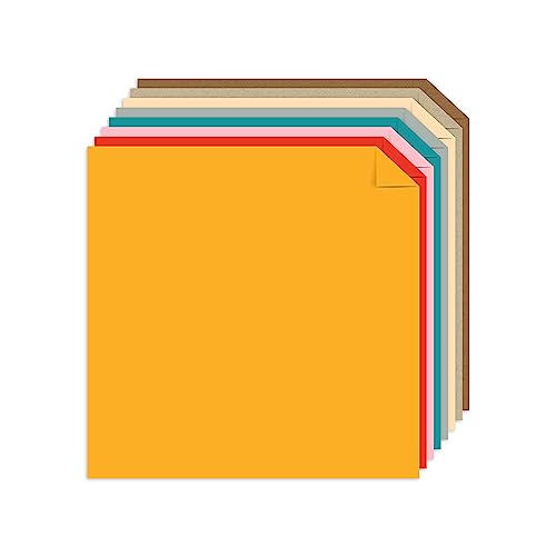 Astrodesigns Crafting Cardstock, 12" x 12", 65 lb/176 gsm, Bold BOHO 8-Color Assortment, 80 Sheets (91037) Astrodesigns