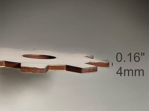 Wooden Gear Set up to 5.9" Unfinished Crafts & Decorations Steampunk Design DIY Paint the Gears Craft Supplies WoodArtSupply