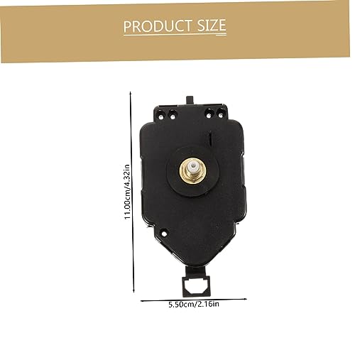 Veemoon 1 Set Walnut Hollow Pendulum Clock Movement Pendulum Clock Mechanism Pendulum Movement Mechanism Wall Clock Replacement Kit Clock Repair Kit Veemoon
