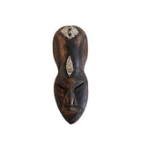 OMA African Decorative Mask Decor Tribal Lucky Mask Wooden Hand Carved African Art Home Decor Gift OMA