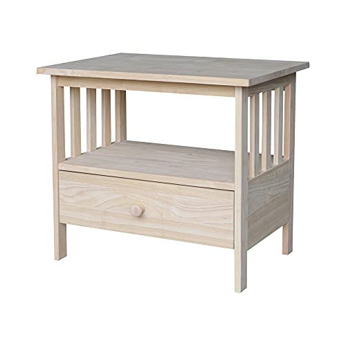 International Concepts Mission TV Stand, Unfinished IC International Concepts