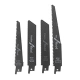 4Pcs Sabre Saw Blade Jigsaw Wood Pruning Saw Blade Sabre Saw Blade Cutter Reciprocating Cutting Tool Set Kit for Wood Plastic Metal Eujgoov