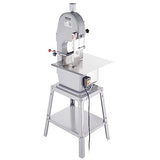 VEVOR Commercial Electric Meat Bandsaw, 1500W Stainless Steel Vertical Bone Sawing Machine, Workbeach 19.3" x 15", 0.16-7.9 Inch Cutting Thickness, VEVOR