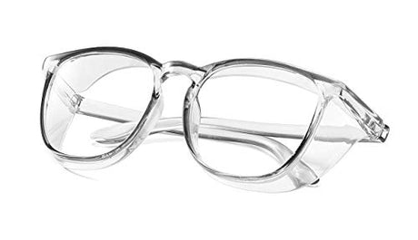 Alsenor Safety Glasses Anti Fog Goggles Protective Eyewear Blue Light Blocking Anti Dust UV Protection Glasses For Men Women (Grey) Alsenor
