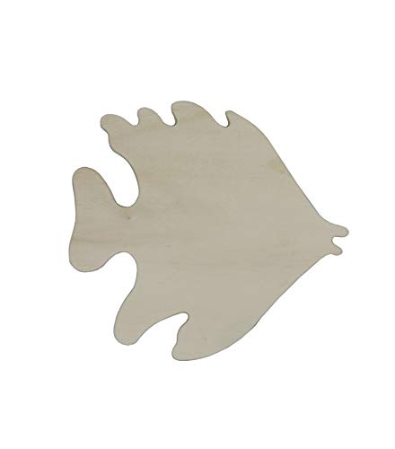 Creative Hobbies® 3.5 Inch Unfinished Wooden Shapes - Ready to Paint or Decorate Fish Shape | 12 Pack Creative Hobbies