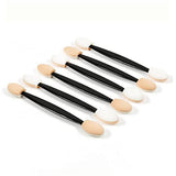 ZYIGYI 200 PCS 3 Inch Disposable Eyeshadow Brushes, Sponge Makeup Applicators Dual Sides ZYIGYI