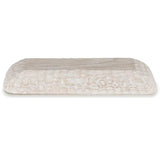 Hanobe Decorative Wood Dough Bowl: Wooden Centerpiece Table Decorations Natural Candle Holder Tray Decor Rustic Unfinished Hand Turned Trough Hanobe