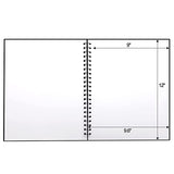 EBIVEN 9"x12" Marker Paper Sketchbook, 120 GSM/73 lb Markers Drawing Papers, 60 Sheets Hardcover Spiral Bound Sketch Book for Drawing, Sketching, EBIVEN