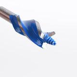 SOMADA Auger Drill Bit Set for Wood, 5-Piece, 1/2", 5/8", 3/4", 7/8" and 1" Inch Size, 4-Inch Long with Storage Case, Impact Wood Auger Set with SOMADA