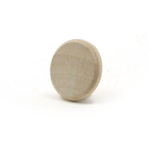 Mylittlewoodshop Pkg of 50 - Round Circle Disk - 3/4 inches in Diameter and 1/8 inch Thick Unfinished Wood (WW-JC5712-50) - WoodArtSupply