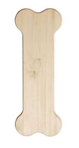 Walnut Hollow, Dog Bone Pine Signboard, Sandal - WoodArtSupply