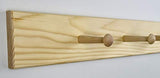 30" Shaker Peg Rack Unfinished WoodArtSupply