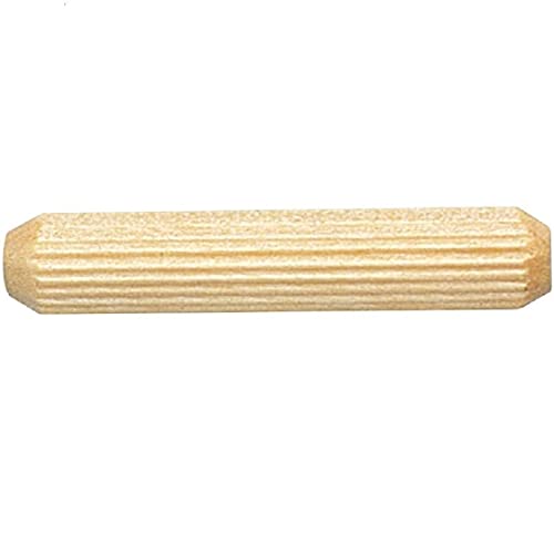 Pinehurst Crafts 1/2 Inch x 3 Inch Fluted Wood Dowel Pins, Great for Furniture, Cabinetry and Crafts Projects, Pack of 20 (Pin_.5x3_20pk) Pinehurst Crafts
