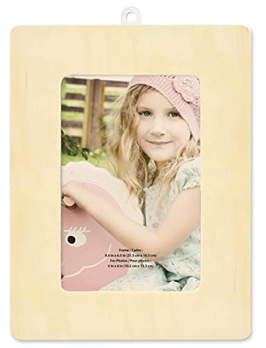 Wooden Frame to Paint Picture Frame to Paint Photo Frame Unfinished Frames Wooden Frames for Crafts Wooden Craft Frames Craft Wood Craft Picture AoneFun
