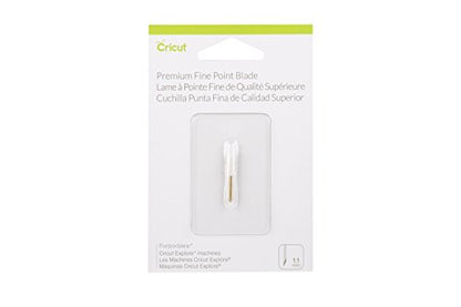 Cricut Premium Fine-Point Replacement Blade, Cutting Blade with Improved Design, Cuts Light to Mid-Weight Materials, For Personalized Crafts,