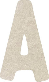 Wooden 5 Inch Letter A Unfinished Cutout, Blank Wood Letters for Crafts Paintable Kids Shapes, Rawles Font ABC Decorative NEXTCraft