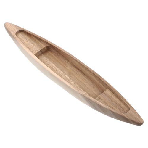 Yardenfun Office Decor Home Decor Supplies Wooden Boat Crafts Unfinished Boat Model Miniature Boat Model Boat Wood Crafts Wood Crafts Boat Ornament Yardenfun