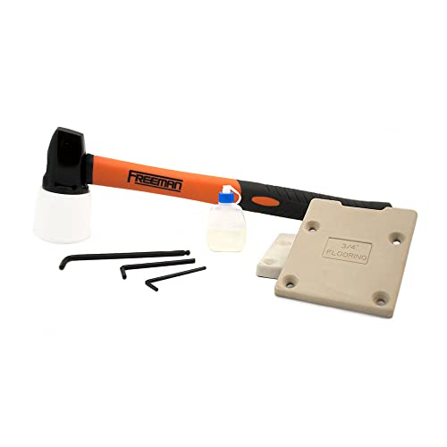 Freeman PF1618GLCN Pneumatic 3-in-1 16-Gauge and 18-Gauge 2" Flooring Nailer Ergonomic and Lightweight Nail Gun for Tongue and Groove, Hardwood, and Freeman