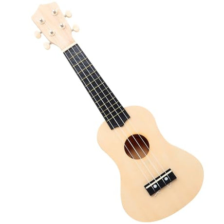 Abaodam Unfinished Wooden Ukulele, Diy Kids Ukulele Guitar Assembling Kit Children Art Project Ukulele 4 Stringed Ukulele Small Ukulele Musical Abaodam