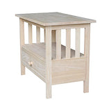 International Concepts Mission TV Stand, Unfinished IC International Concepts