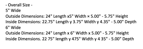 24" Rustic Planters Box (5-5.75"T - Tall Version) Generic