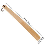 EXCEART Wood Shoe Horn Long Handle Practical Wood Shoehorns for Men Women and Kids EXCEART