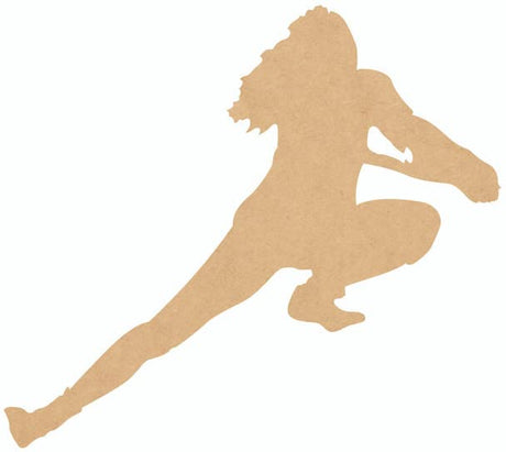 Wooden Volleyball Player 1/4" MDF 15" Shape, Unfinished Sports DIY NEXTCraft
