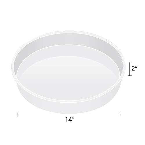 Fuerlun Large Resin Molds 14 Inch Round Silicone Molds for Table, Round Stool, Epoxy Resin Casting Molds for Big Tray, Clock, Resin Art, Gifts Fuerlun