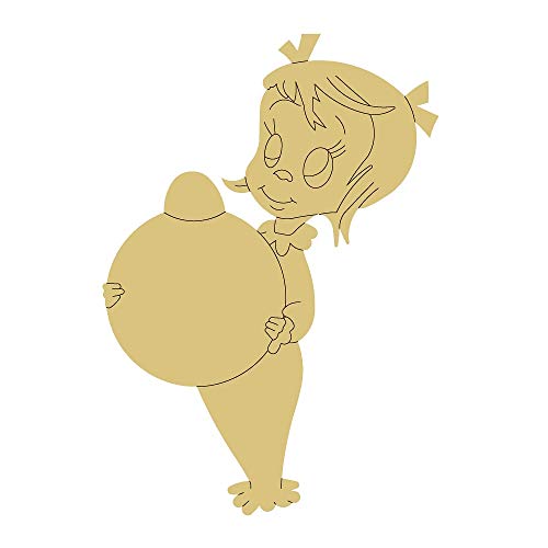 Cindy Design by Lines Cutout 1 Item Per Pack Christmas Decor Holiday Unfinished Wood MDF Shape Canvas Style 1 Art 1 (24") Diverse Woodworking