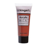 KINGART 503-110 PRO Artist Quality Burnt Umber Acrylic Paint, 120ml (4.06oz) Single Tube, Highly Pigmented, Burnt Umber KINGART