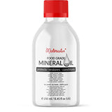 Materialix Food Grade Mineral Oil - tasteless and odourless, no additives - suitable for wood and bamboo countertops, cutting boards and butcher Materialix