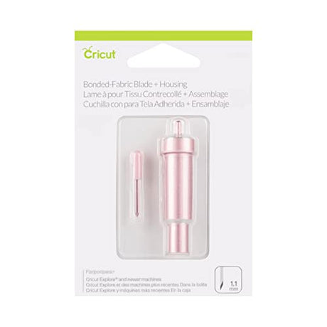 Cricut Bonded-Fabric Blade + Housing, German Carbide Cutting Blade, Cut Intricate Designs in Bonded Fabric, For Personalized Crafts, Compatible with Cricut