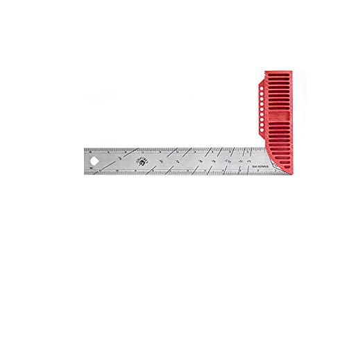 Kapro - 309 LEDGEND Try & Mitre Square - With Stainless Steel Blade & Polycast Handle - Features Beveling Angle Markings, Hands-Free Ledge, Inch and - WoodArtSupply