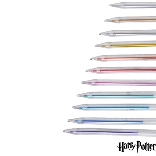 Innovative Designs Harry Potter Wizarding World Gel Pen Set for Kids, 24 Pack with Glitter Gel Pens, Cute Pens for Girls and Boys Innovative Designs
