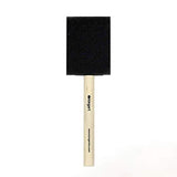 KINGART 242-20 Foam 20 Pc. Value Pack 2" Brush Set, Short Wood Handle, for Oil, Acrylic & Watercolor Paint, Great for Crafts, DIY Home Projects, KINGART