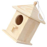 SUPVOX Bird Nest Wooden Bird Houses Bird Houses for Outside Unfinished Wood Birdhouse Hanging Birdhouse Hanging Bird House Bird Feeder Hanging Pet SUPVOX